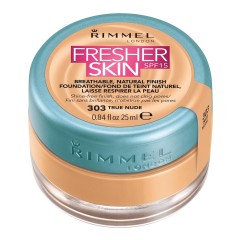 3614222753865 - RIMMEL FRESHER SKIN SPF15 NATURAL FOUNDATION 303 TRUE NUDE - BASE MAQUILLAJE