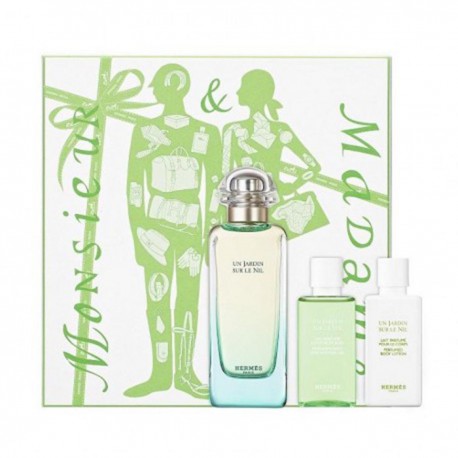 3346131102297 - HERMES JARDIN SUR LE NIL'EAU DE TOILETTE 100ML + BODY 40ML + SHOWER GEL 40ML - PERFUMES