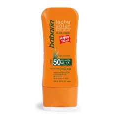 8410412020879 - BABARIA LECHE SOLAR ALOE VERA SPF50 100ML - PROTECCION CORPORAL