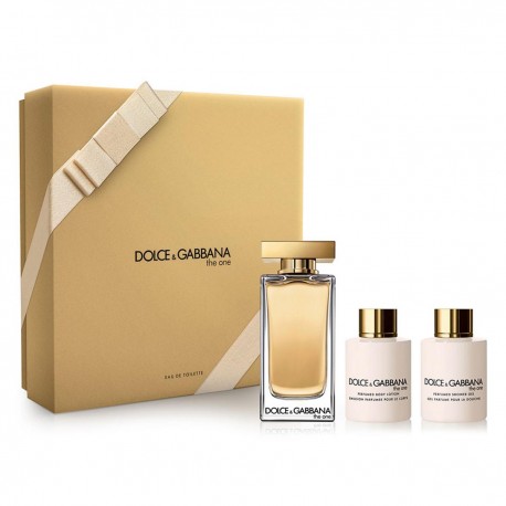 3423473035497 - DOLCE & GABBANA THE ONE EAU DE TOILETTE 300ML VAPORIZADOR + PERFUMED BODY LOTION 100ML - PERFUMES