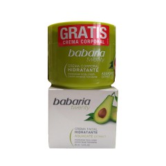 8410412704595 - BABARIA TWENTY CREMA FACIAL HIDRATANTE AGUACATE 50ML+BODY AGUACATE 250ML - HIDRATACION