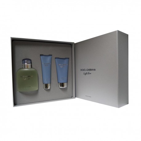 7308701470610 - DOLCE GABBANA LIGHT BLUE EAU DE TOILETTE 125ML VAPORIZADOR + AFTER SHAVE 75ML+GEL 50ML - PERFUMES