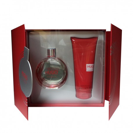 7308701559740 - HUGO BOSS WOMAN EAU DE PERFUME 75ML VAPORIZADOR + BODY LOTION 200ML - PERFUMES