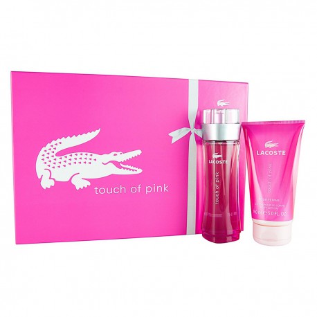 7308701484640 - LACOSTE TOUCH OF PINK EAU DE TOILETTE 90ML + BODY LOTION 150ML - PERFUMES