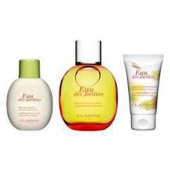 3380810078244 - CLARINS EAU DES JARDINS EDT 100ML + BODY 50ML + SHOWER GEL 50ML - LECHE LIMPIADORA