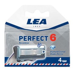 8410737003892 - LEA PERFECT 6 HOJAS + DIAMOND BLADES PACK 4U. - AFEITADO