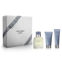 7308702599620 - DOLCE & GABBANA LIGHT BLUE POUR HOMME EAU DE TOILETTE 125ML + AFTER SHAVE BALM 75ML + SHOWER GEL 50ML - PERFUMES