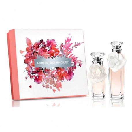 8410190609778 - ADOLFO DOMINGUEZ AGUA FRESCA DE ROSAS BLANCAS EAU DE TOILETTE 120ML + EAU DE TOILETTE 30ML - PERFUMES