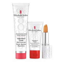 0858055521070 - ELIZABETH ARDEN EIGHT HOUR CREAM 50ML + LIPSTICK + HAND CREAM 30ML - HIDRATACION