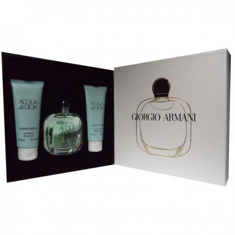 3614271538178 - GIORGIO ARMANI ACQUA DI GIOIA EAU DE PARFUM 50ML + GEL DOUCHE75ML + LAIT POUR LE CORPS 75ML - PERFUMES