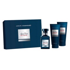 8410190609839 - ADOLFO DOMINGUEZ AGUA FRESCA EXTREME EAU DE TOILETTE 120ML + AFTER SHAVE 100ML + SHOWER GEL 100ML - PERFUMES