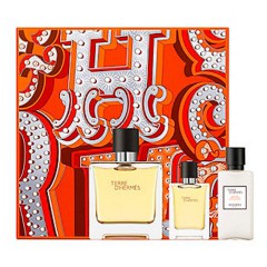 3346131408955 - HERMES TERRE D'HERMES PARFUM PURE 75ML + AFTER SHAVE BALM 40ML + MINIATURA 12,5ML - PERFUMES