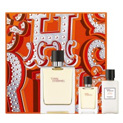 3346131408962 - HERMES TERRE D'HERMES EAU DE TOILETTE 100ML + AFTER SHAVE BALM 40ML + MINIATURA 12,5ML - PERFUMES