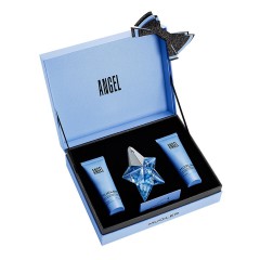 3439600010510 - THIERRY MUGLER ANGEL'EAU DE PARFUM 25ML REFILLABLE + BODY LOTION 50ML + SHOWER GEL 50ML - PERFUMES