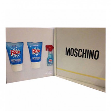 8011003827909 - MOSCHINO FRESH COUTURE EAU DE TOILETTE 5ML + BODY LOTION 25ML + SHOWER GEL 25ML - PERFUMES