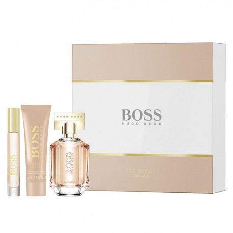 8005610256450 - HUGO BOSS THE SCENT FOR HER EAU DE PARFUM 50ML + BODY LOTION 50ML + MINIATURA - PERFUMES