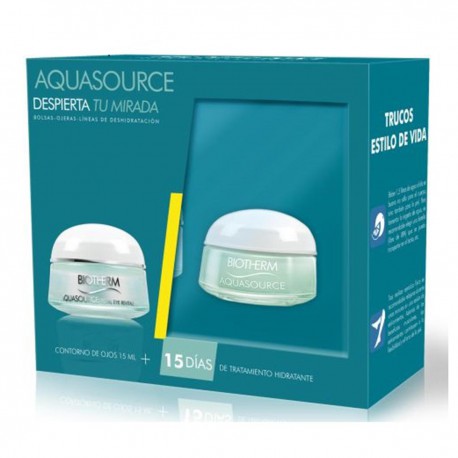 8431240094993 - BIOTHERM AQUASOURCE TOTAL EYE REVITALIZER CREAM 15ML + GEL 15ML - TRATAMIENTO DE OJOS