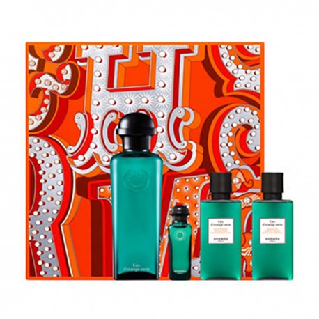 3346130492955 - HERMES EAU D'ORANGE VERTE EAU DE COLOGNE 100ML + BODY LOTION 40ML + SHOWER GEL 40ML + MINIATURA 7,5ML - PERFUMES
