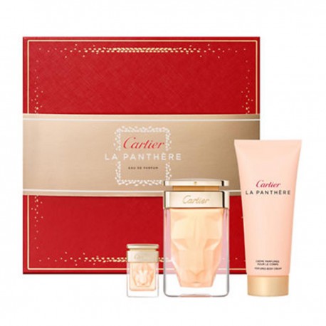 3432240501080 - CARTIER LA PANTHERE EAU DE PARFUM 75ML + BODY CREAM 100ML + MINIATURA - PERFUMES