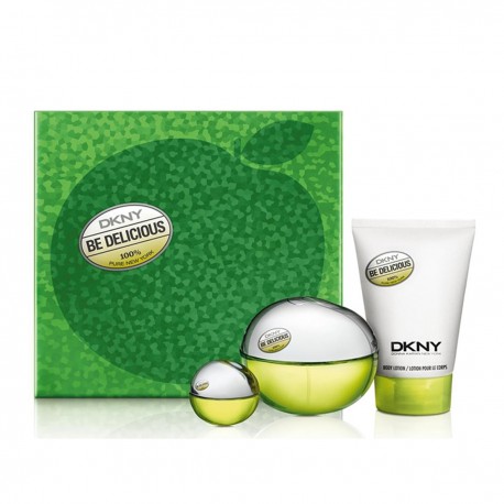 0225483655260 - DONNA KARAN DKNY APPLE HOLIDAY EAU DE TOILETTE 100ML + BODY LOTION 100ML + MINIATURA - PERFUMES