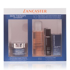 3614222652113 - LANCASTER SKIN THERAPY ANTI AGE OXYGENATE CREAM 50ML + 365 SKIN REPAIR SERUM 10ML + EYE CARE 3ML + EXPRESS CLEAN