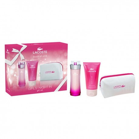 8005610260358 - LACOSTE TOUCH OF PINK EAU DE TOILETTE 90ML + BODY LOTION 150ML + NECESER - PERFUMES