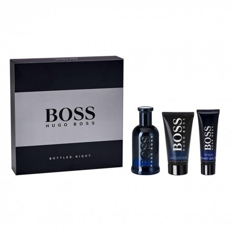7308701477020 - HUGO BOSS BOTTLED NIGHT EAU DE TOILETTE 100ML + AFTER SHAVE 75ML + SHOWER GEL 50ML - PERFUMES