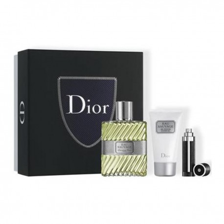 3348901315289 - DIOR EAU SAUVAGE EAU DE TOILETTE 100ML + SHOWER GEL 50ML + MINIATURA 3ML - PERFUMES