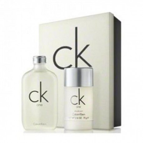 3614223248421 - CALVIN KLEIN CK ONE EAU DE TOILETTE 100ML + DEODORANT STICK 75GR. - PERFUMES