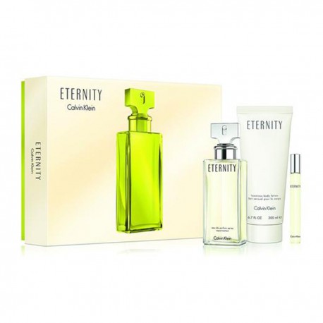 3614223248254 - CALVIN KLEIN ETERNITY EAU DE PARFUM 100ML + BODY LOTION 200ML + MINIATURA - PERFUMES