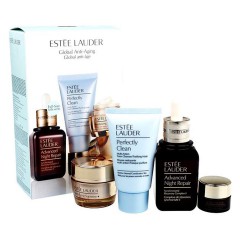 8871672906240 - ESTEE LAUDER ADVANCED NIGHT REPAIR 50ML + FOAM CLEANSER 30ML + EYE CREAM 5ML - HIDRATACION