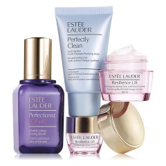 8871672906310 - ESTEE LAUDER RESILENCE LIFT CREME 50ML + PERFECTLY CLEAN FOAM 30ML + EYE CREME 5ML + FIRMING SERUM - HIDRATACION