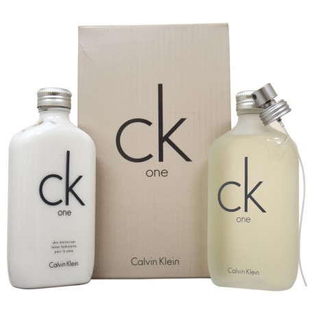 3607342511101 - CALVIN KLEIN CK ONE EAU DE TOILETTE 200ML + SKIN MOISTURIZER 200ML - PERFUMES