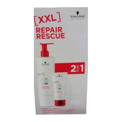 8410436257985 - SCHWARZKPOF BONACURE REPAIR RESCUE CHAMPU 500ML + TRATAMIENTO DE PUNTAS 150ML - CHAMPÚ