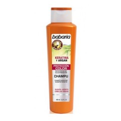 8410412021272 - BABARIA KERATINA Y ARGAN PROTECCION COLOR CHAMPU 400ML - CHAMPÚ