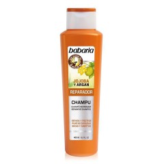 8410412021265 - BABARIA JOJOBA Y ARGAN CHAMPU REPARADOR 400ML - CHAMPÚ