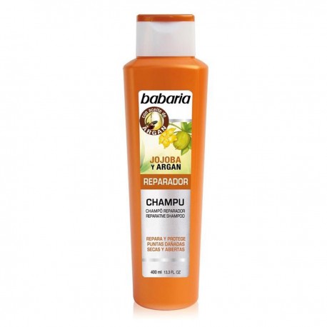 8410412021258 - BABARIA ARGAN CHAMPU KERATINA 400ML - CHAMPÚ
