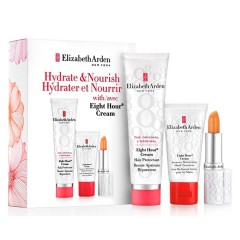 0858055563890 - ELIZABETH ARDEN EIGHT HOUR CREAM SKIN PROTECTANT 50ML+MOISTURIZING HAND TREATMENT 30ML+PROTECTOR LIPSTICK - HIDR