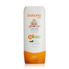 8410412029902 - BABARIA SUN LECHE SOLAR INFANTIL SPF50 150ML - PROTECCION CORPORAL