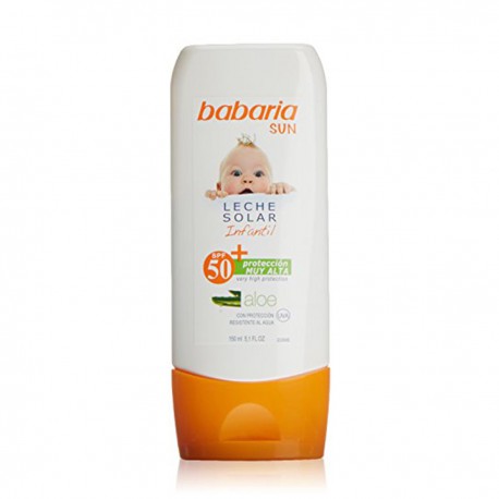 8410412029902 - BABARIA SUN LECHE SOLAR INFANTIL SPF50 150ML - PROTECCION CORPORAL