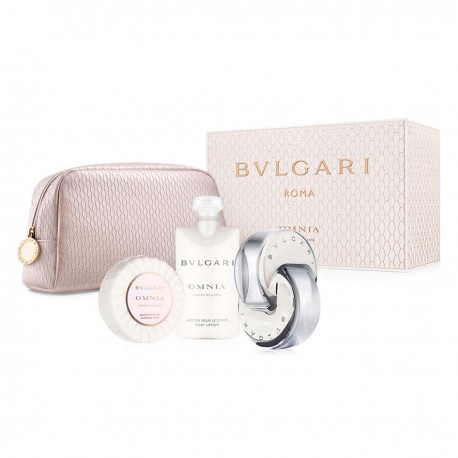 7833204909890 - BVLGARI OMNIA CRYSTALLINE EAU DE TOILETTE 65ML VAPORIZADOR + BODY LOTION 75ML + JABON - PERFUMES