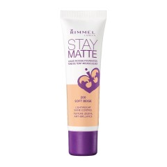 3607342675797 - RIMMEL STAY MATTE LIQUID MOUSSE FOUNDATION 200 SOFT BEIGE - BASE MAQUILLAJE