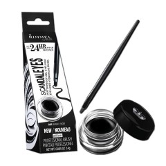 3607342733206 - RIMMEL SCANDALEYES WATERPROOF GEL EYELINER 001 BLACK - DELINEADORES