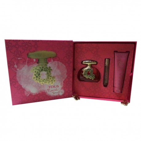 8436550503593 - TOUS TOUCH FLORAL EAU DE TOILETTE 100ML VAPORIZADOR + PERFUMED BODY LOTION 100ML + MIN - PERFUMES
