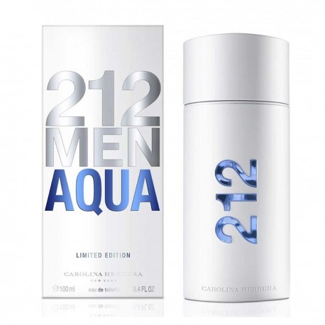 8411061864234 - CAROLINA HERRERA 212 MEN AQUA EAU DE TOILETTE 100ML VAPORIZADOR EDICION LIMITADA - PERFUMES