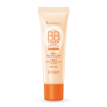 3614220067346 - RIMMEL BB CREAM RADIANCE 9IN1 SUPER MAKEUP SPF20 VERY LIGHT - BB CREAM