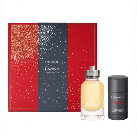 3432240501639 - CARTIER L'ENVOL DE CARTIER EAU DE TOILETTE 80ML VAPORIZADOR + DESODORANTE STICK 75GR. - PERFUMES