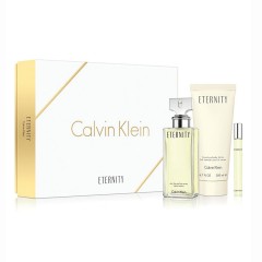 3614224123833 - CALVIN KLEIN ETERNITY EAU DE PARFUM 100ML VAPORIZADOR + PERFUMED BODY LOTION 200ML + M - PERFUMES