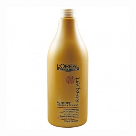 3474636382873 - L'OREAL NUTRIFIER ACONDICIONADOR SIN SILICONA 750ML - ACONDICIONADORES