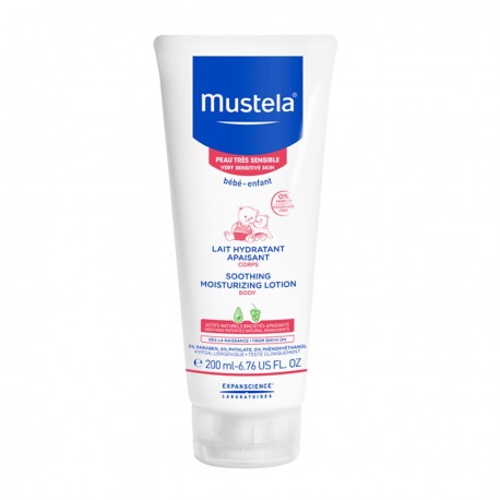 3504105029951 - MUSTELA BEBE SOOTHING MOISTURIZING LOTION VERY SENSITIVE SKIN 200ML - BEBES Y MAMAS